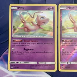 Pokemon Unbroken Bonds Mew Reverse Holo & Holo Rare Cards 76/214 NM - Image 2
