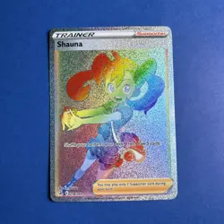 Shauna 278/264 Full Art Rainbow Secret Rare Card Pokemon Fusion Strike - NM - Image 1