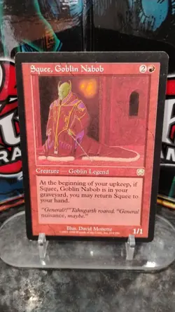 SQUEE, GOBLIN NABOB Magic the Gathering MTG 1999 Legend Trading Card 214/350 TCG - Image 1