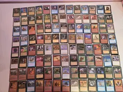 MTG Magic The Gathering Mixed Vintage Lot Bulk 104 Cards - Image 1