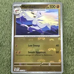 Mienshao (Master Ball Pattern) 053/086 Pokemon Uncommon SV: White Flare Card NM - Image 1