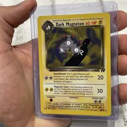 Pokemon Dark Magneton 28/82 Team Rocket Regular Non-Holo Rare NM Vintage Card - Image 2