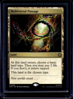 2025 Magic MTG Marvel's Spider-Man Multiversal Passage Foil Rare #0180 - Image 1