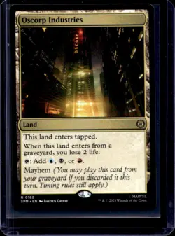 2025 Magic MTG Marvel's Spider-Man Oscorp Industries Foil Rare #0182 - Image 1