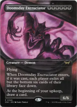 Doomsday Excruciator (Borderless) R Duskmourn: House of Horror 346 - MTG - Image 1