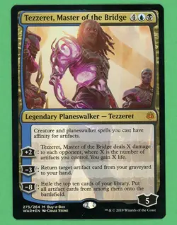 Magic the Gathering Tezzeret, Master of the Bridge (War of the Spark) 0275 - Image 1