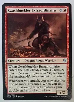 4x Swashbuckler Extraordinaire Commander Legends: Battle for Baldur's Gate Reg - Image 1