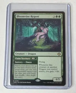 Bloomvine Regent #136 Tarkir: Dragonstorm Rare Creature MTG NM/M - Image 1