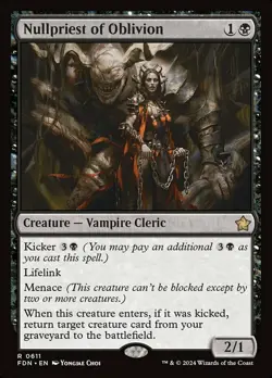 4 x Nullpriest of Oblivion - Foundations - NM-Mint - MTG - Image 1