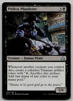 1x Pitiless Plunderer - Ixalan Magic the Gathering MTG NM - Image 1