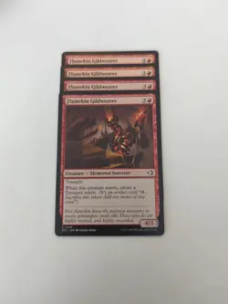 (4) Flamekin Gildweaver *PLAYSET* Lorwyn Eclipsed Regular NM MTG - Image 1