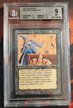 Antiquities - Xenic Poltergeist - MTG - Mint - BGS 9 B+ - Image 1