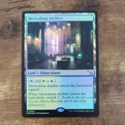 Meticulous Archive #264 (Foil) (NM) Murders Karlov Manor MKM Magic MTG - Image 1