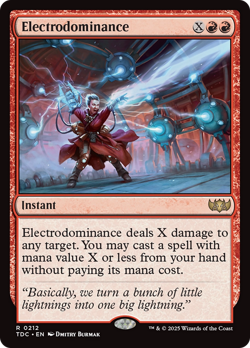 Electrodominance [Tarkir: Dragonstorm Commander] Magic MTG - Image 1
