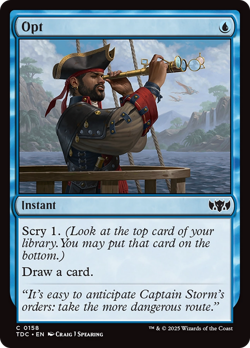 Opt [Tarkir: Dragonstorm Commander] Magic MTG - Image 1