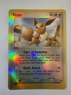 Pokemon TCG Eevee Sandstorm 63/100 Reverse Holo Common 2003 50 HP - Image 1