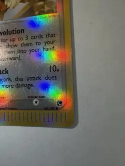 Pokemon TCG Eevee Sandstorm 63/100 Reverse Holo Common 2003 50 HP - Image 2