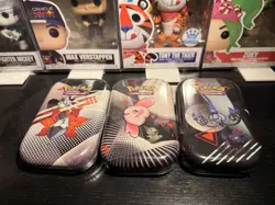 Pokemon Black Bolt & White Flare Mini Tins Lot of 3 NEW SEALED - Image 2
