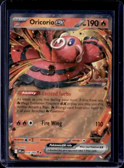 2025 Pokemon Phantasmal Flames Oricorio ex Double Rare #018/094 - Image 1
