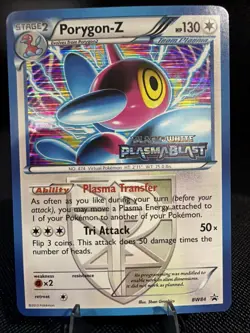 2013 Pokemon Black & White Promo: Porygon-Z (BW84) - Team Plasma Stamped - Image 1