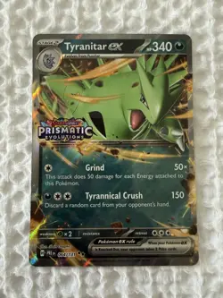 Tyranitar ex 064/131 Stamped Promo Prismatic Evolutions Pokemon NM - 1F3 - Image 1