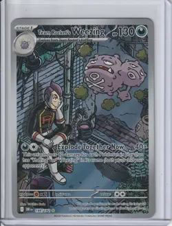 Pokemon TCG Team Rockets Weezing Destined Rivals 199/182 NM - Image 1