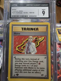 Blaine Pokemon (2000) Gym Challenge 1st Ed. 100/132 - Image 1