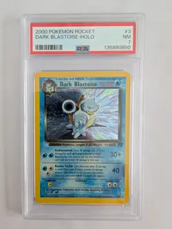Pokemon Dark Blastoise #3 Team Rocket Holo - PSA 7 NM - WOTC - Image 2