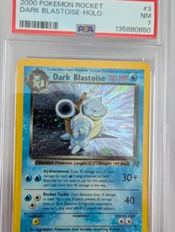 Pokemon Dark Blastoise #3 Team Rocket Holo - PSA 7 NM - WOTC - Image 3