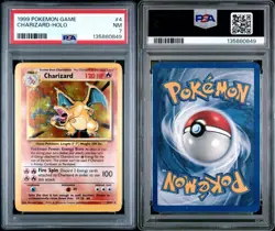 Pokemon Charizard #4 Base Set Holo - PSA 7 NM - WOTC Vintage - Image 5