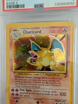 Pokemon Charizard #4 Base Set 2 Holo - PSA 6 EX-MT - WOTC - Image 2