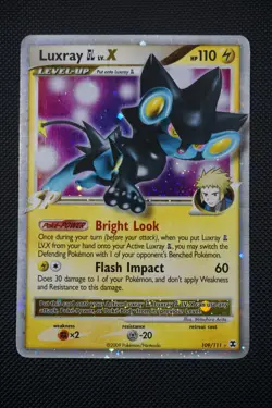 Pokemon Rising Rivals Luxray Lv.X Holo #109 - Image 1