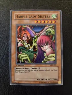 Harpie Lady Sisters 1st Edition Metal Raiders MRD-009 Super Rare (Rare/Limited) - Image 1