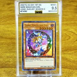 Yu-Gi-Oh! Legend Duelist Dark Magician Girl 1st Ed LDS3-EN082 AGS Mint+ 9.5 2022 - Image 1