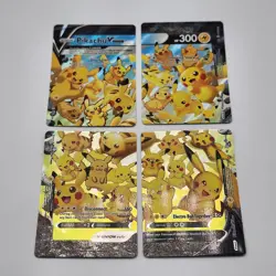 Pikachu V-Union [Set of 4] SWSH: Sword & Shield Promo Cards Holo - Image 1
