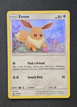 Pokemon Eevee TCG SM Black Star Promos Holo Card SM184 Single Promo Card - Image 1