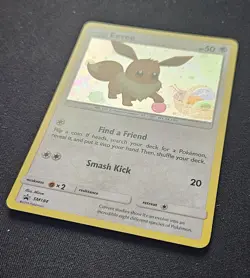 Pokemon Eevee TCG SM Black Star Promos Holo Card SM184 Single Promo Card - Image 3