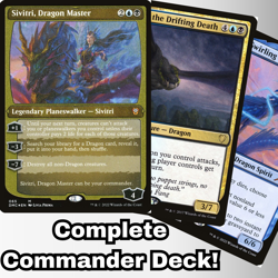 MTG Commander EDH Deck Sivitri, Dragon Master 100 Magic Cards Custom Dragon Deck - Image 1