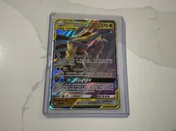 Pokemon TCG Garchomp & Giratina *scratches Are Only On the Protector Not Card* - Image 1