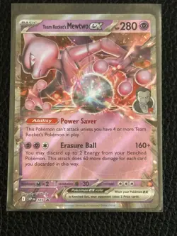 Team Rocket's Mewtwo ex Promo SV: Scarlet & Violet Promo Cards 205 - Image 1
