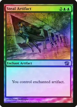Steal Artifact FOIL 8th Edition PLD Blue Uncommon MAGIC MTG CARD ABUGames - Image 1