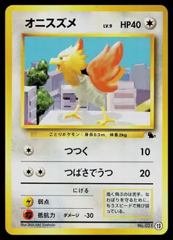 Pokemon Card - Spearow Intro Pack (Squirtle) 13 Japanese Promo - Image 1