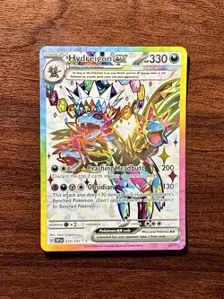 Hydreigon ex 223/191 Surging Sparks Ultra Rare 2024 Pokemon TCG Card - Image 1
