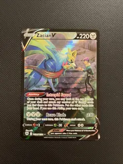 Zacian V TG21/TG30 Pokemon Astral Radiance Sword And Shield Card -MINT - Image 1