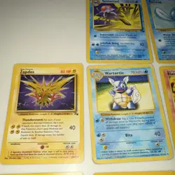 Pokemon TCG Mixed Lot 10 Cards Zapdos Wartortle Tentacruel Blaine's Growlithe - Image 3