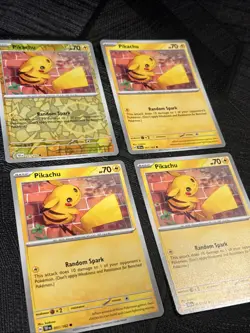 PIKACHU 4-CARD LOT 2024 Pokemon Scarlet and Violet Temporal Forces #51 MINT - Image 3