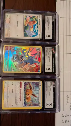 Lot Of Error/miscut Pokemon Cards. Eevee , Kingdra Illustration , Reverse Ect. - Image 2
