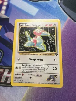 Pokemon TCG Sabrina's Porygon Gym Challenge Unlimited Common Card 98/132 - Image 1