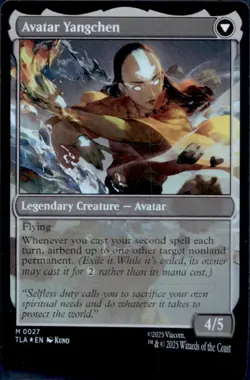 2025 Magic MTG Avatar The Last Airbender Avatar Yangchen Foil #0027 - Image 1
