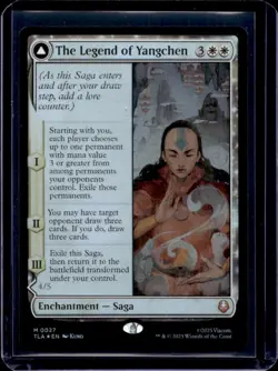 2025 Magic MTG Avatar The Last Airbender Avatar Yangchen Foil #0027 - Image 2